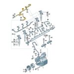 VW Caddy 2011-2020 Diesel Fuel Line