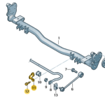 VW Caddy 2004 – 2020 Clamps and Screws for Rear ARB Bushes