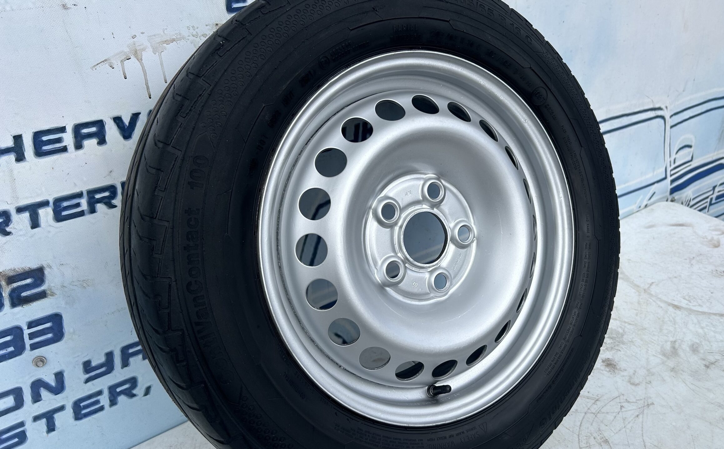 IMG_5306-scaled-e1788790943643 (1) VW T5/T5.1/T6/T6.1 16″ STEEL WHEEL & 205/65/16 C TYRES - Image 1