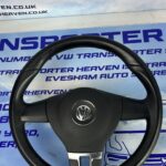 T5.1 GENUINE LEATHER STEERING WHEEL WITH AIRBAG 2010-2015
