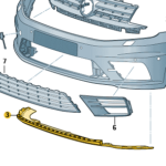 VW Caddy 2016-2020 Lower Bumper Spoiler